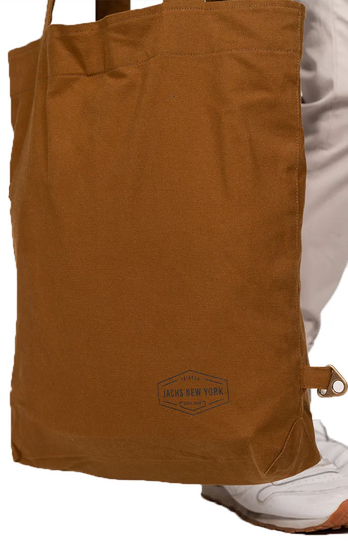 Khaki Canvas 3-Way Bag