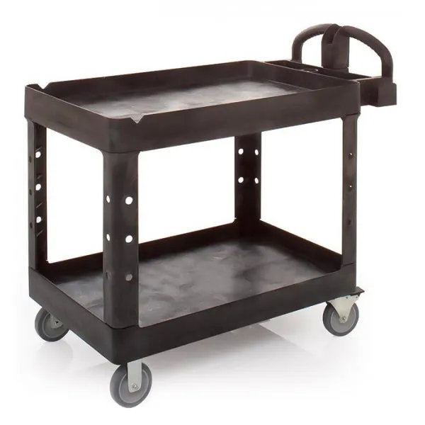 Large Heavy Duty 2 Shelf Trolley