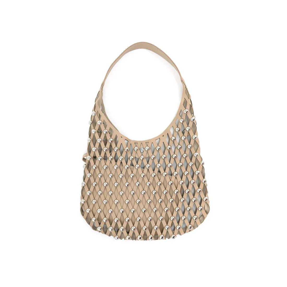 LARGE LATTICE STUD BAG