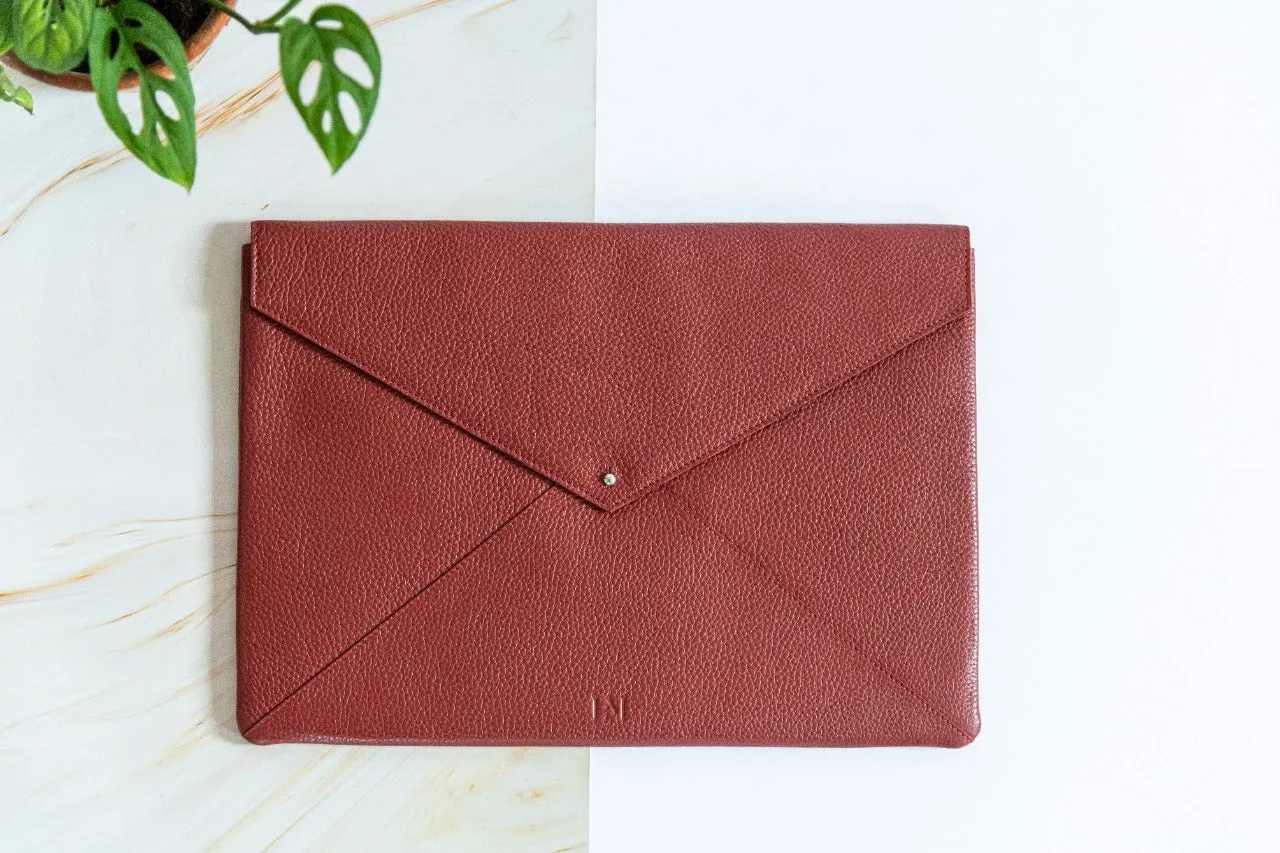 Le Mira 'The Origami' Genuine Leather Laptop Cover