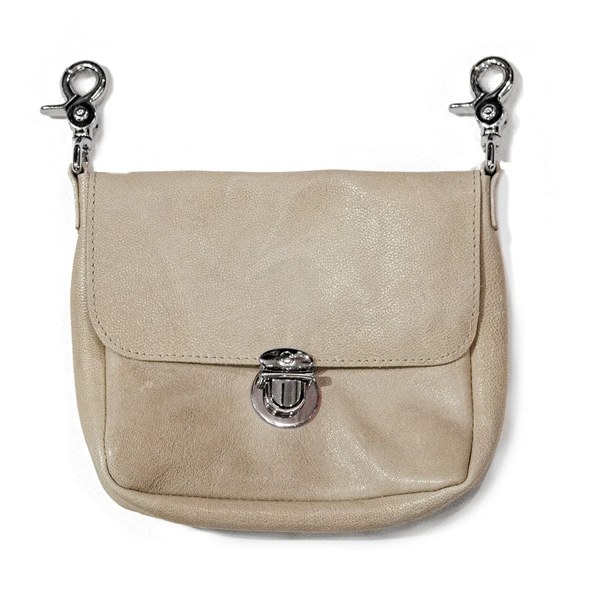 Leather Hip Bag - (Camel Leather)