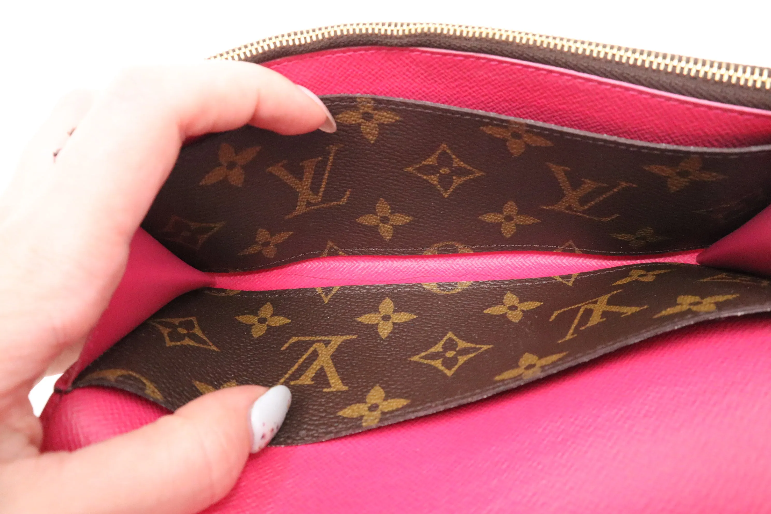 Louis Vuitton Flower Rosalie Wallet in Monogram Canvas