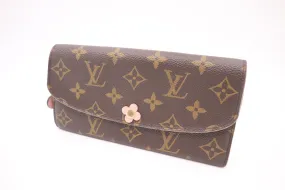 Louis Vuitton Flower Rosalie Wallet in Monogram Canvas