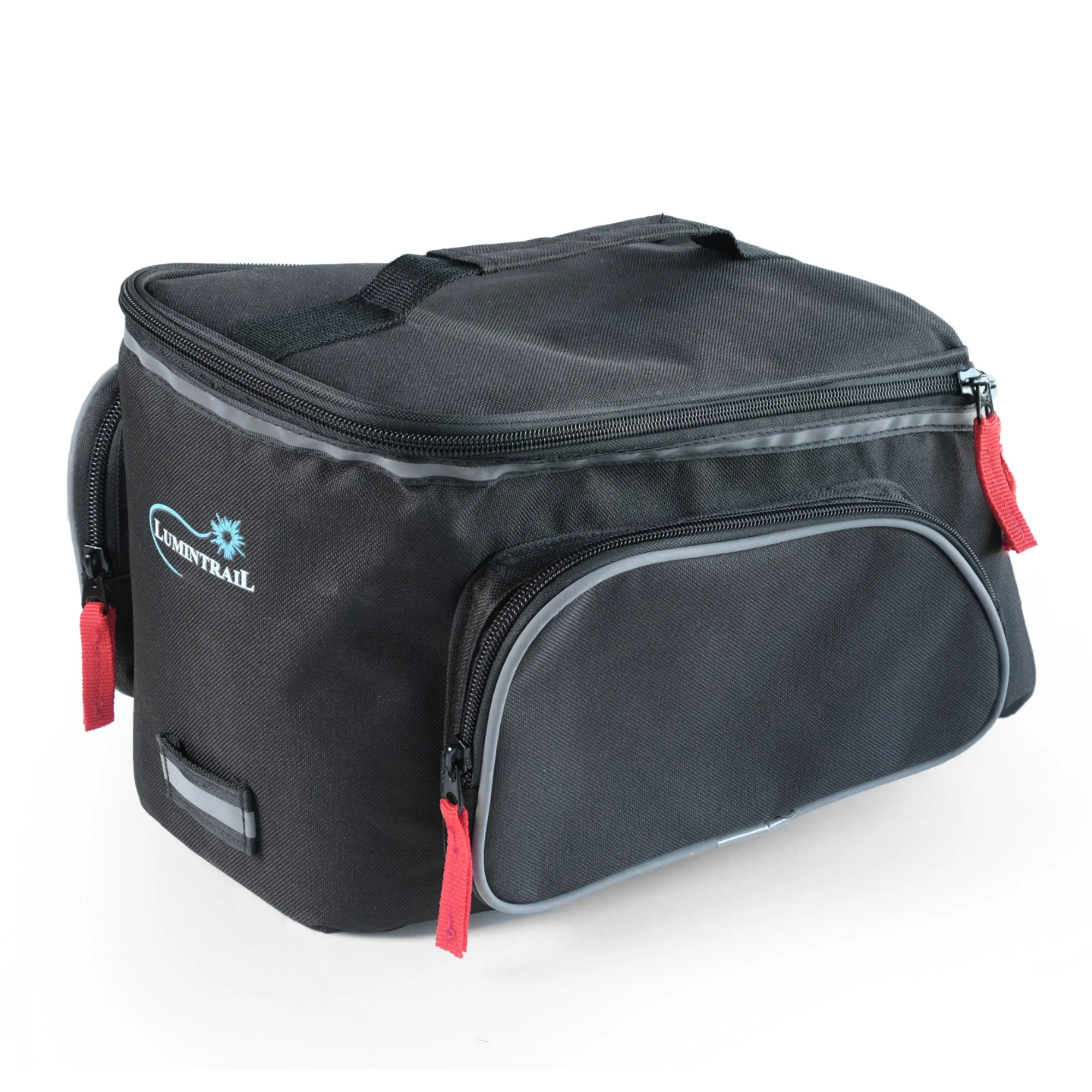 Lumintrail Bike Trunk Bag Rear Bicycle Rack Bag Pannier with Rain Cover