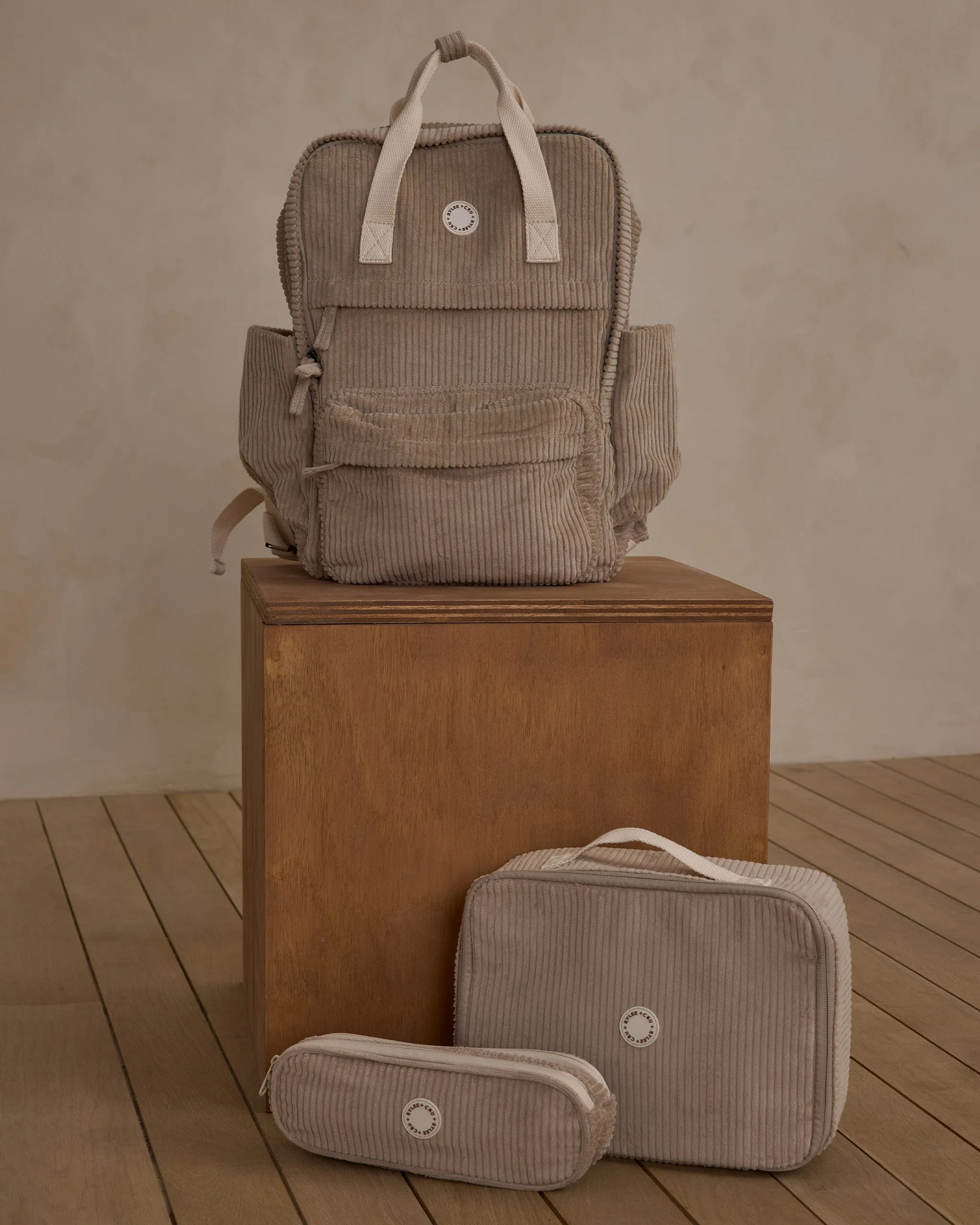 Lunch Bag || Pebble Corduroy