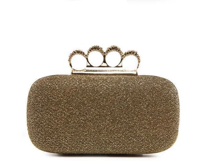 Luxy Moon Sequin Evening Bags Diamond Clasp Fashion Clutches