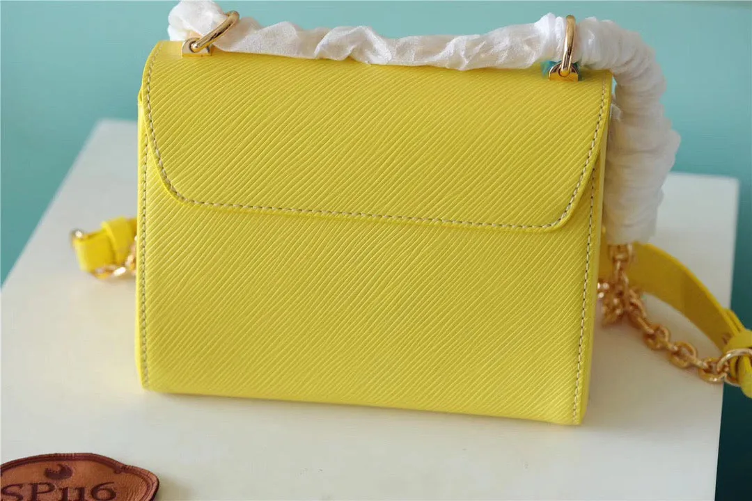 LV Twist PM Epi Yellow For Women,  Shoulder And Crossbody Bags 7.5in/19cm LV