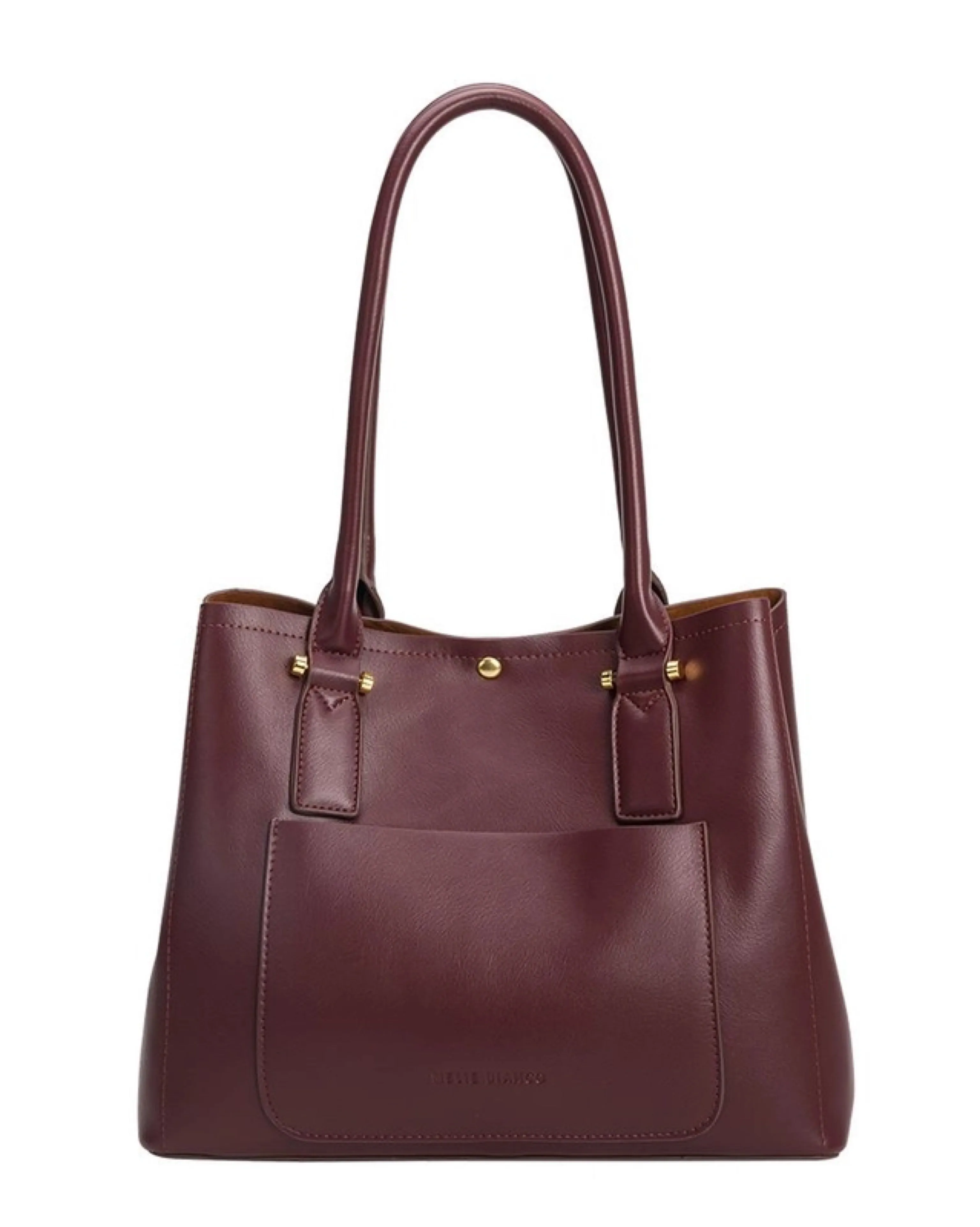 Madison Winter Satchel in Burgundy