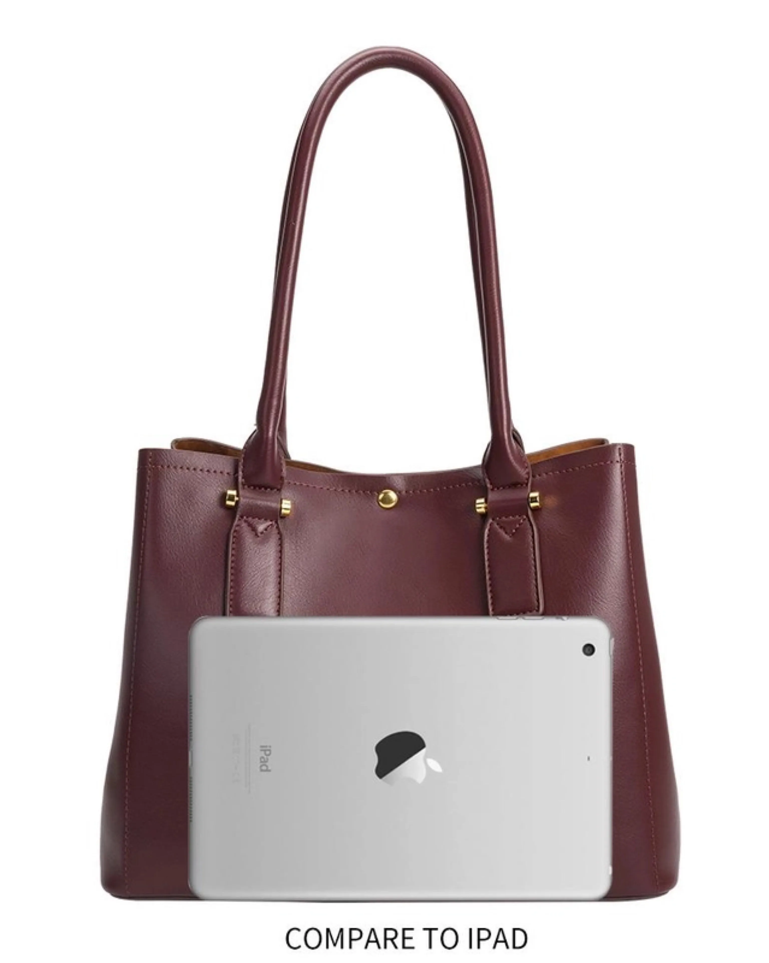 Madison Winter Satchel in Burgundy