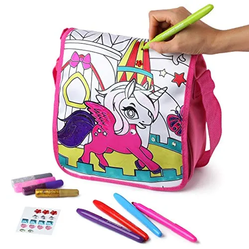 Magical Unicorn Gift Set with 15" Plush Stuffed Unicorn, Pink Sunglasses, Unicorn Purse