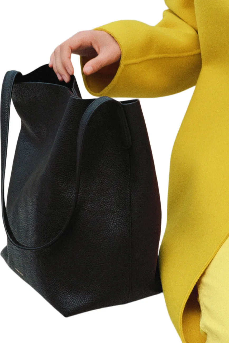 Mansur Gavriel Everyday Cabas Bag in Black Leather