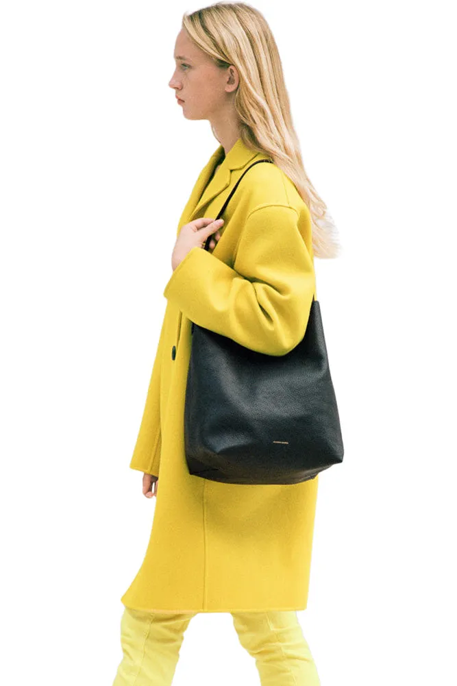 Mansur Gavriel Everyday Cabas Bag in Black Leather