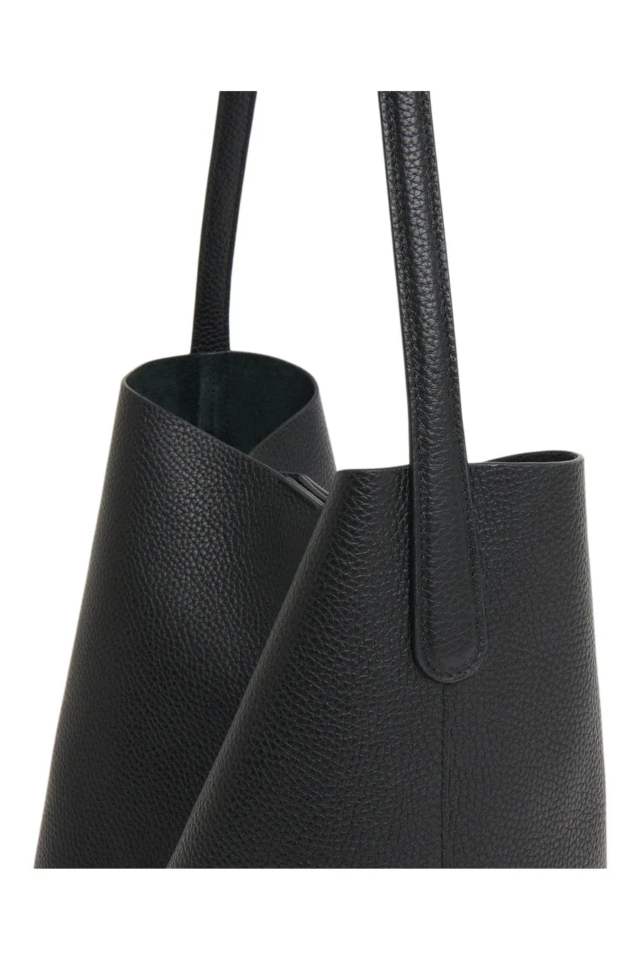 Mansur Gavriel Everyday Cabas Bag in Black Leather