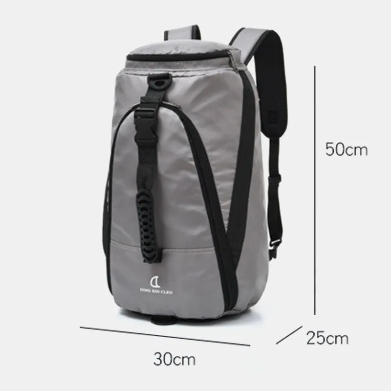 Men Large Capacity Waterproof Backpack 15.6 Inch Laptop Bag Travel Rucksack Sports Gym Basketball Bags