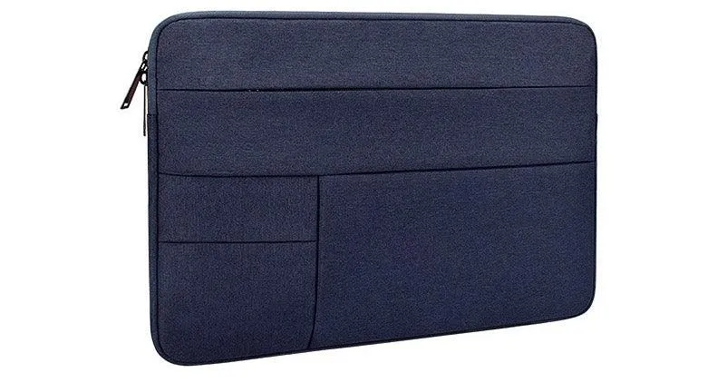 Men's Briefcase Designed Zipper Ultra Light Laptop Bag- NavyBlue