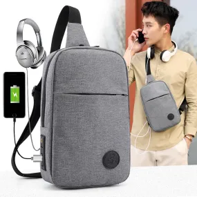 Men's Sport Outdoor Swagger Bag Polyamides and Nylon Backpack for Travelling