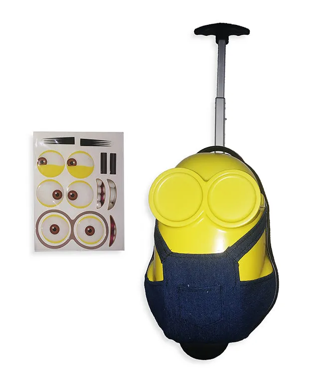 Minion 13 inches Shape Trolley with Expression Stickers