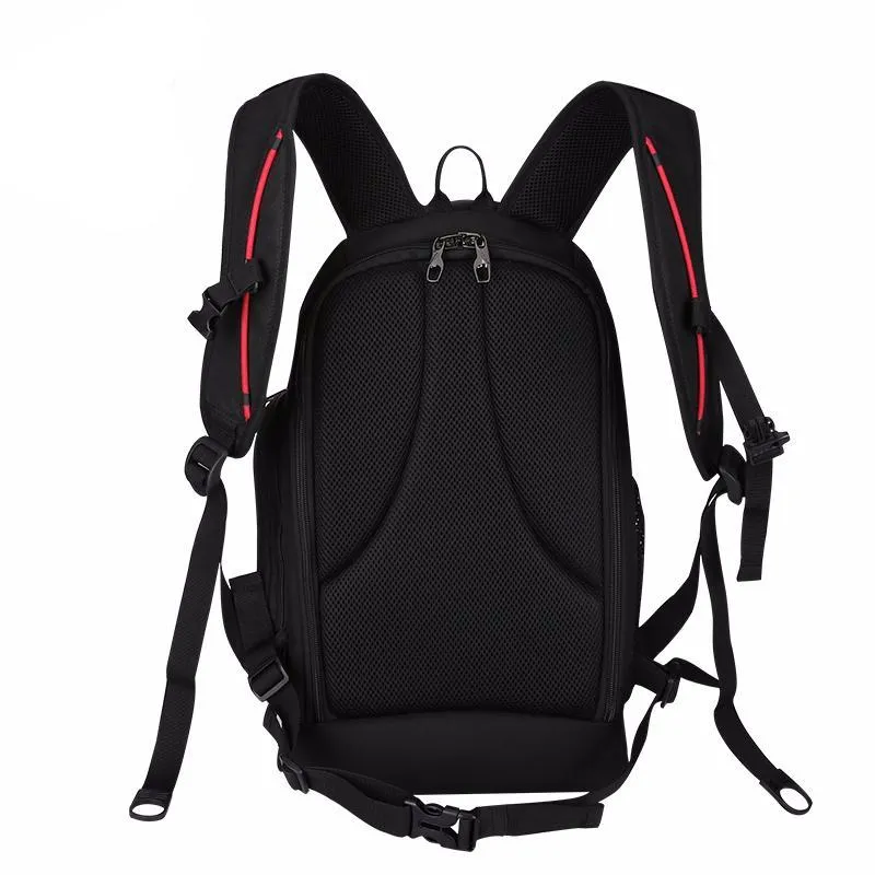 Multifunctional Waterproof Camera Backpack - Black,Orange