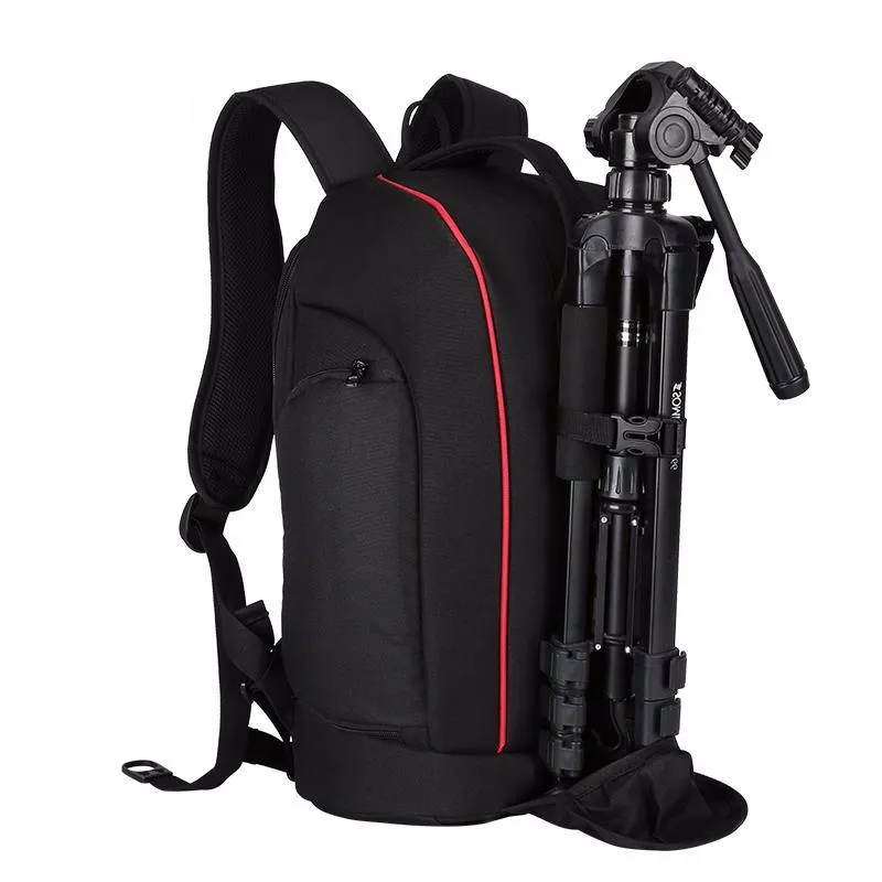 Multifunctional Waterproof Camera Backpack - Black,Orange