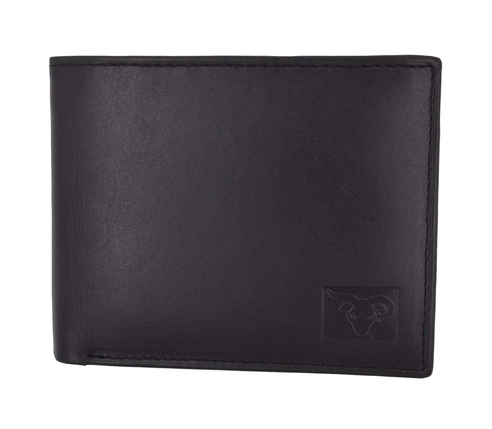 New Cavelio High Quality Mens Genuine Leather Flap Up ID Card Holder Bifold Wallet 730053 (C)