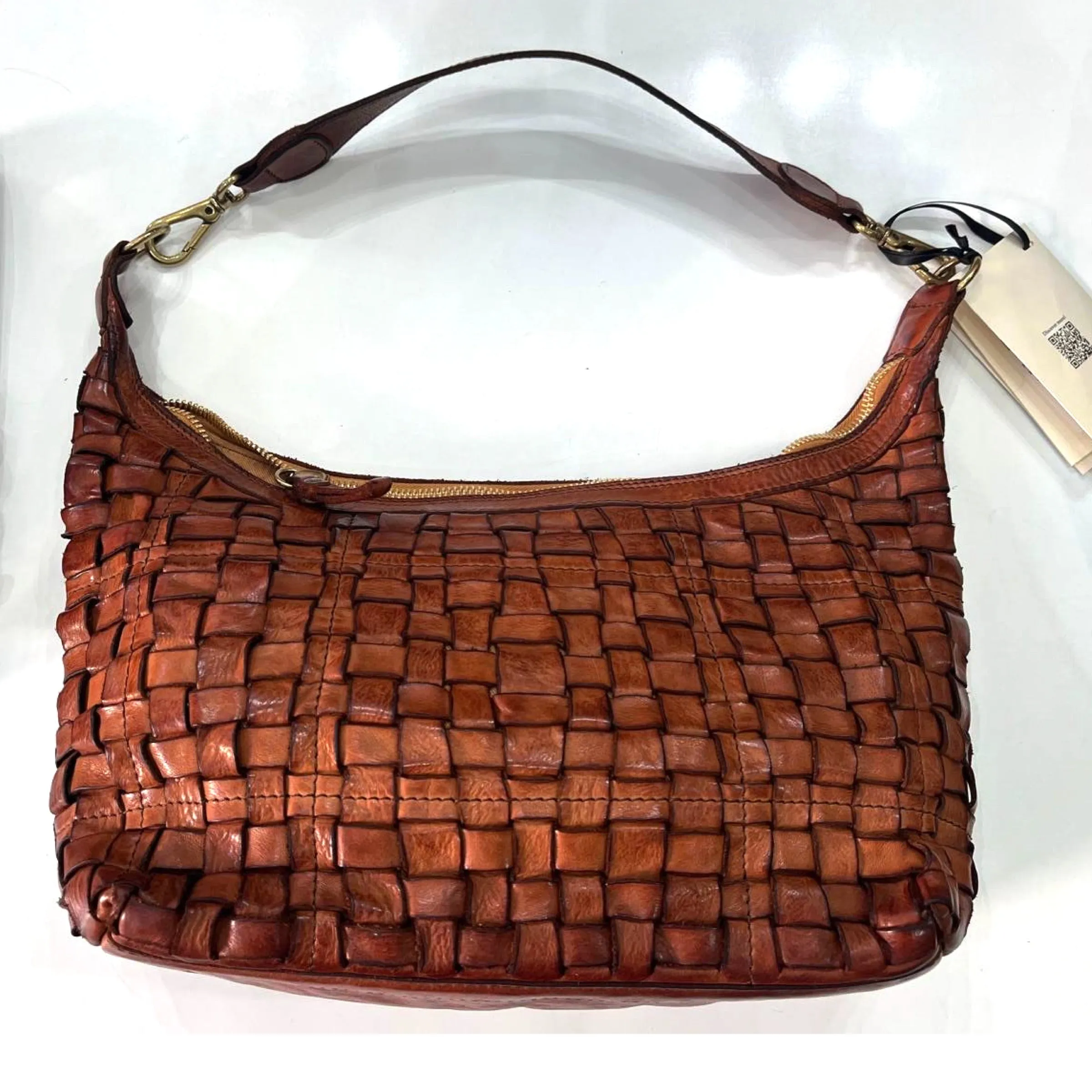 *NEW* Woven Shoulder Bag Brown