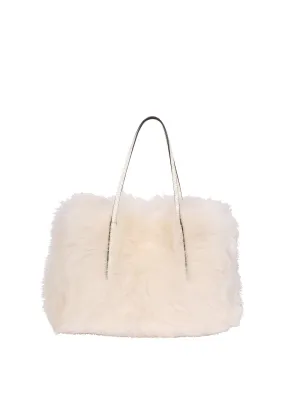 Noelle Bag Shearling Beige