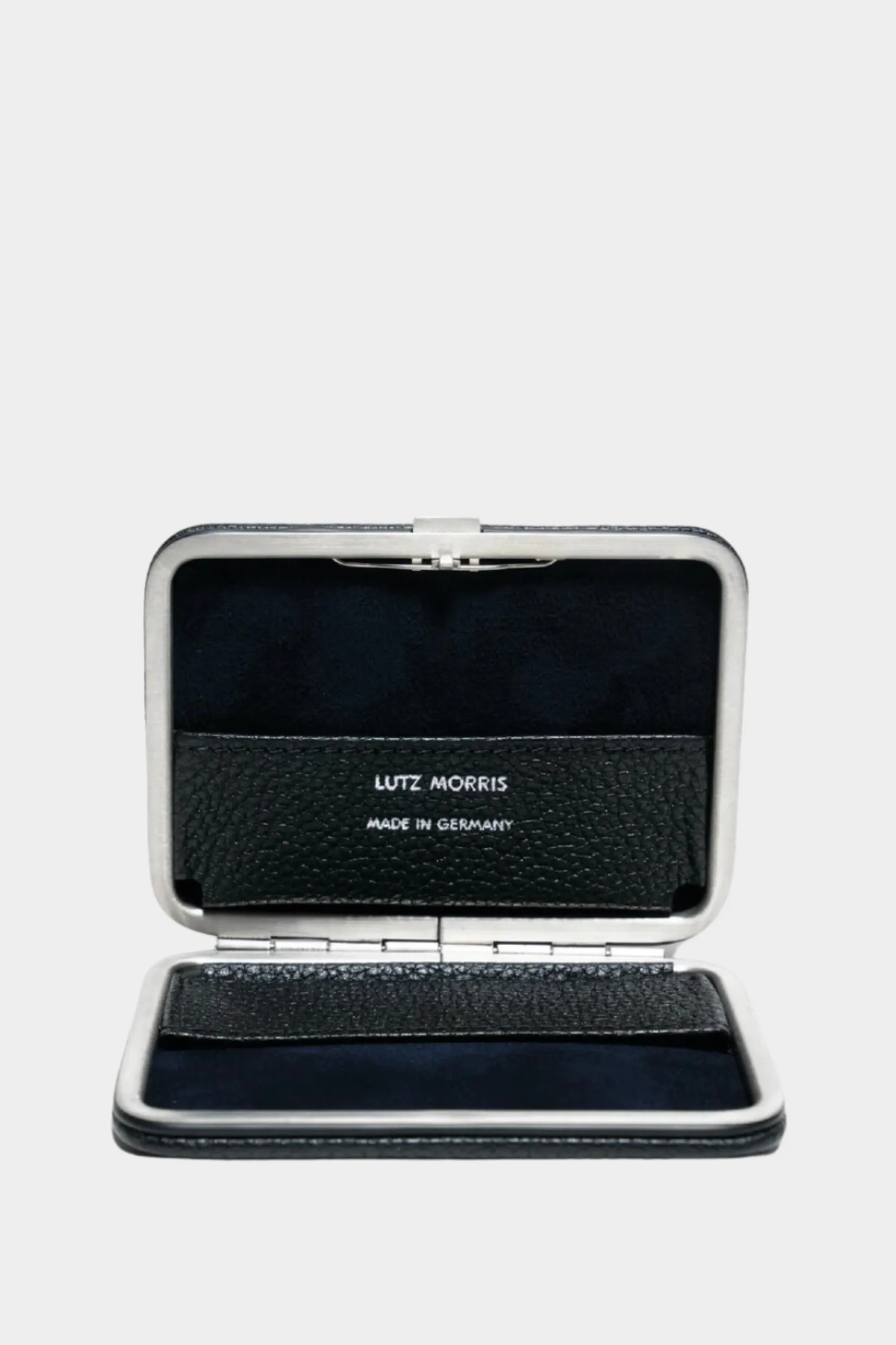 Nolan Card Holder, Black Silver