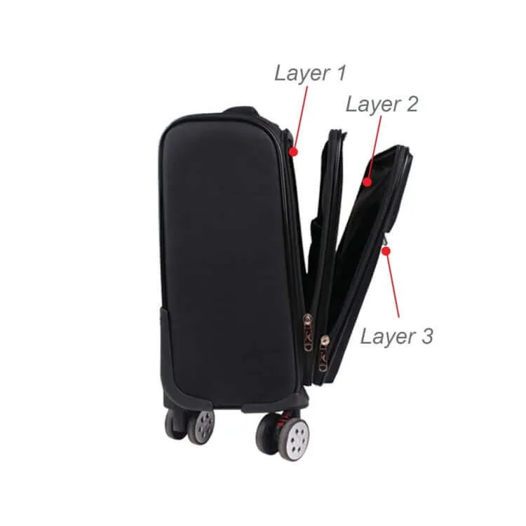 Nylon Trolley Luggage Bag