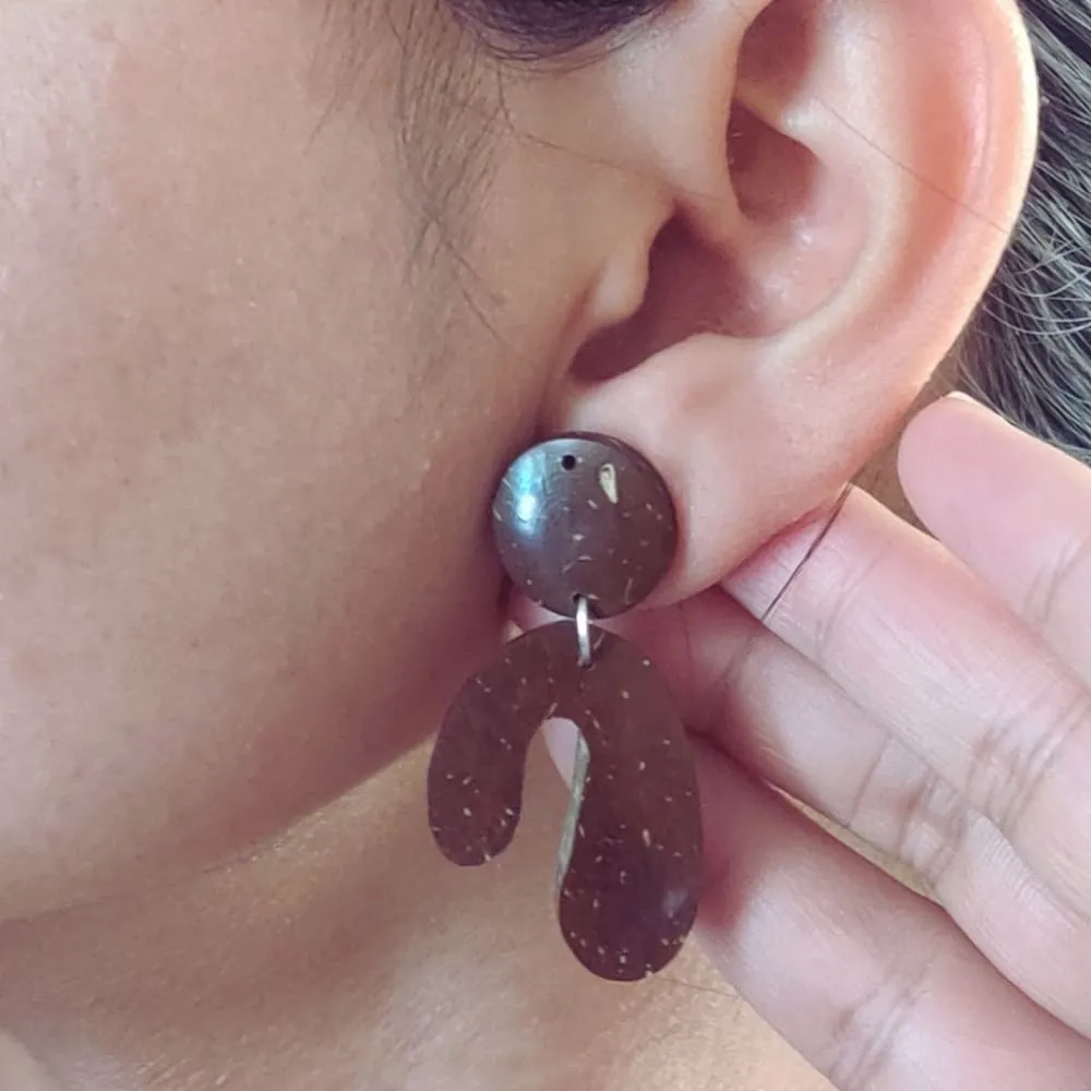 ONEarth #5 - Coconut Shell Earrings