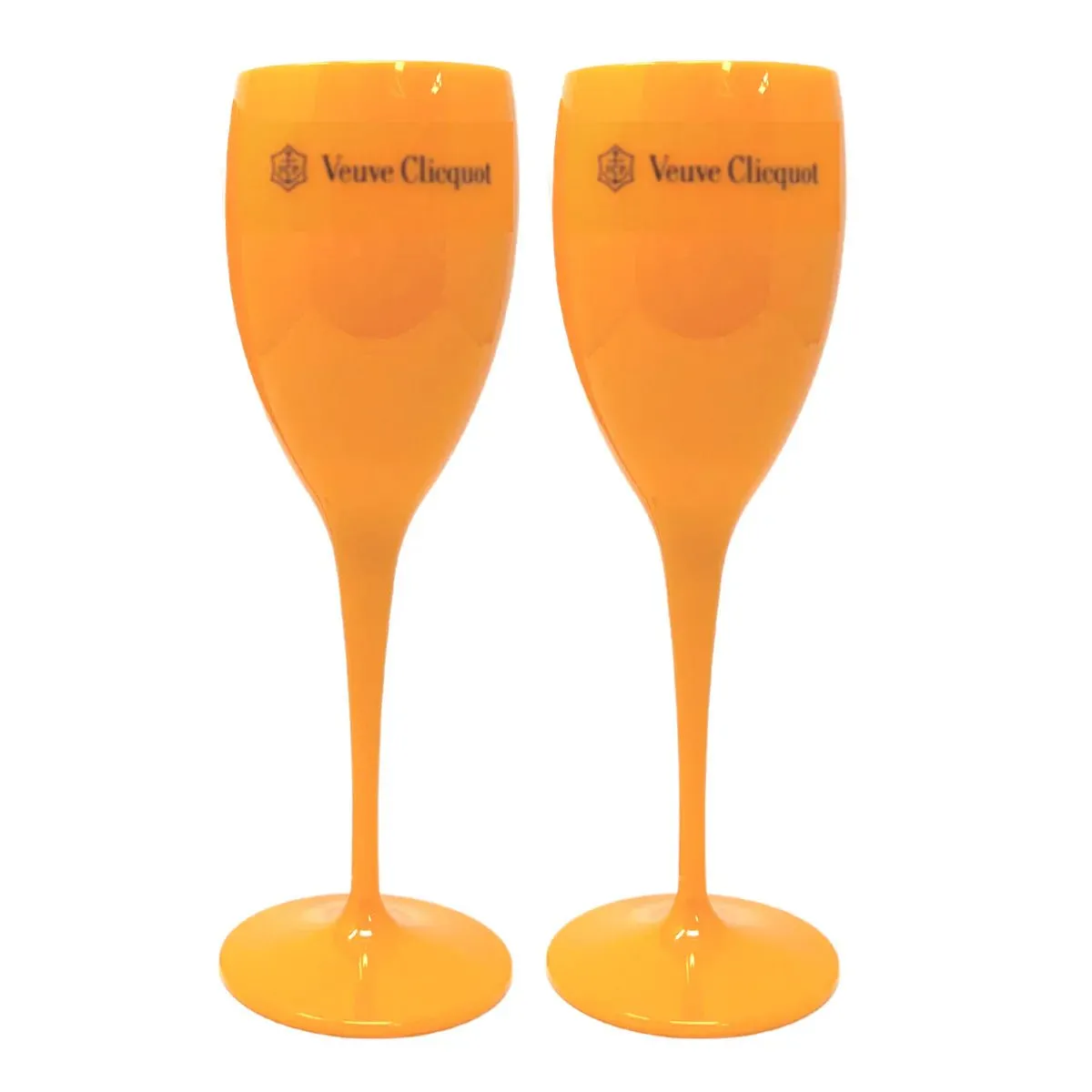 Orange Champagne Flute