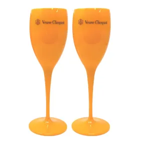 Orange Champagne Flute