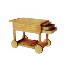 Outdoor Wooden Serving Trolley - Jelly