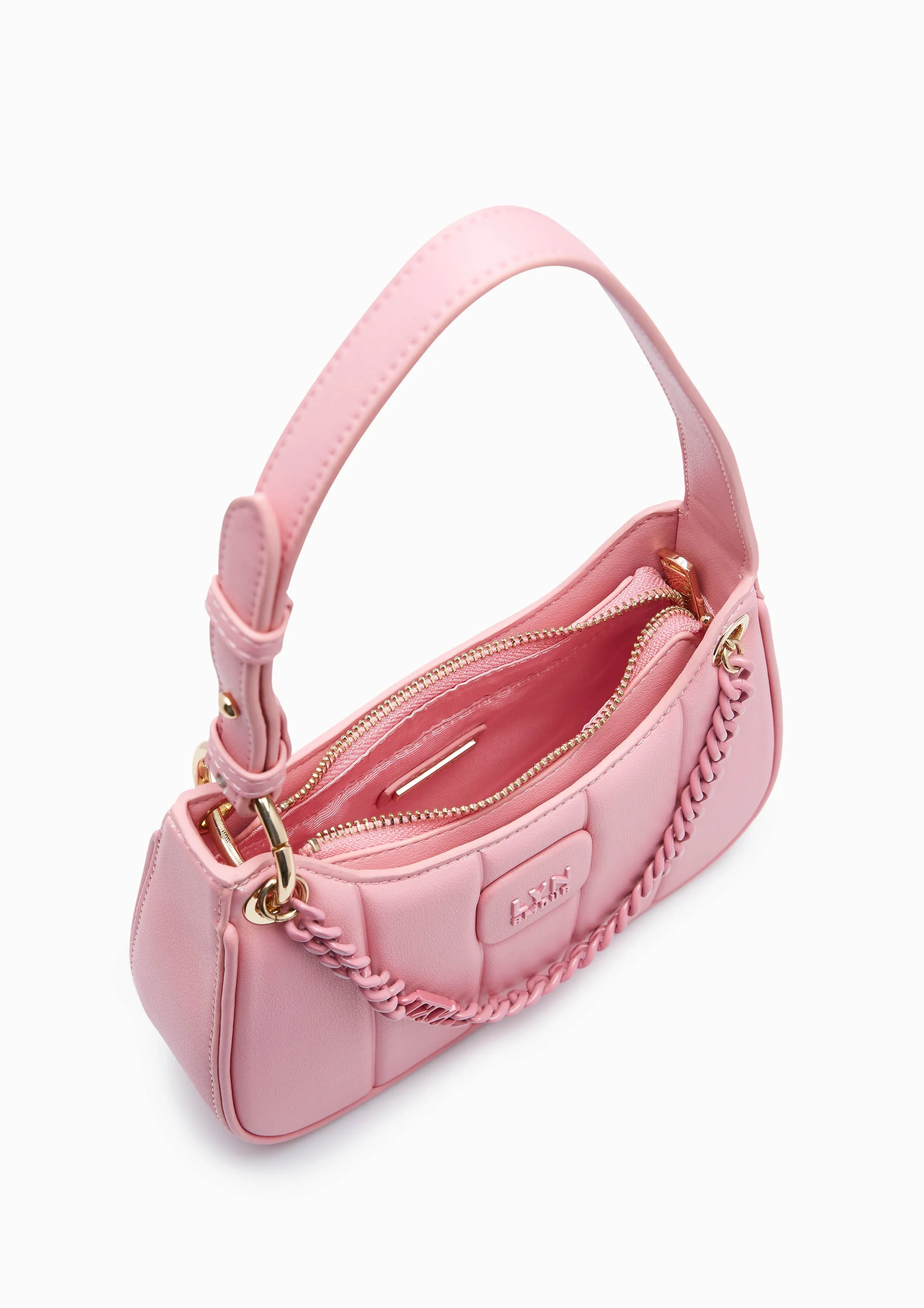 Patti Saddle Crossbody Bag - Pink