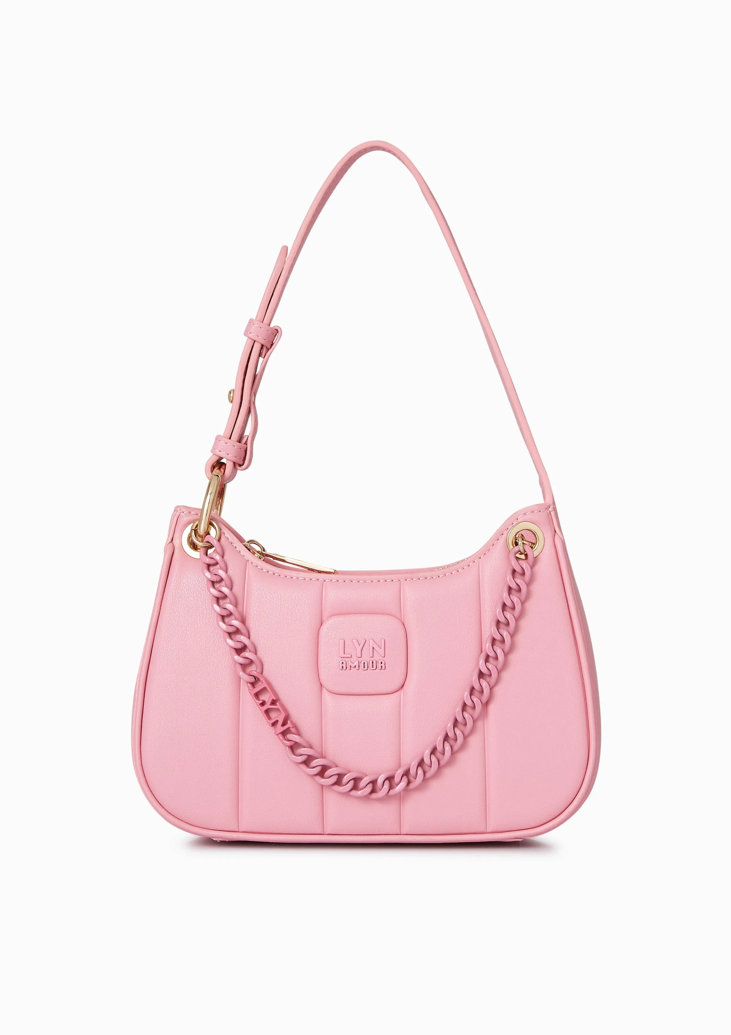 Patti Saddle Crossbody Bag - Pink