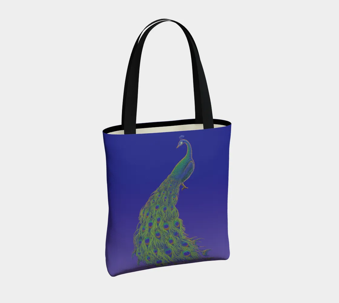 Peacock Tote Bag by Mark Henson