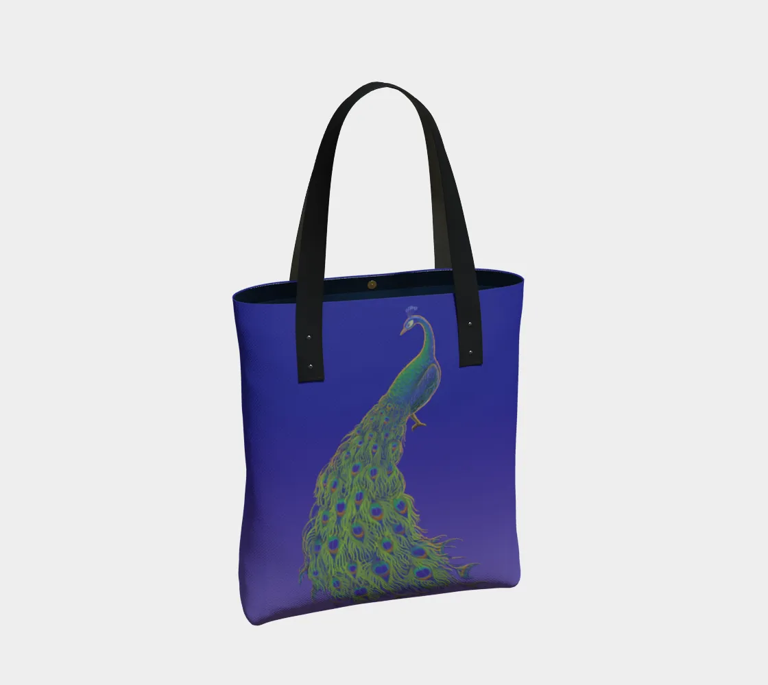 Peacock Tote Bag by Mark Henson