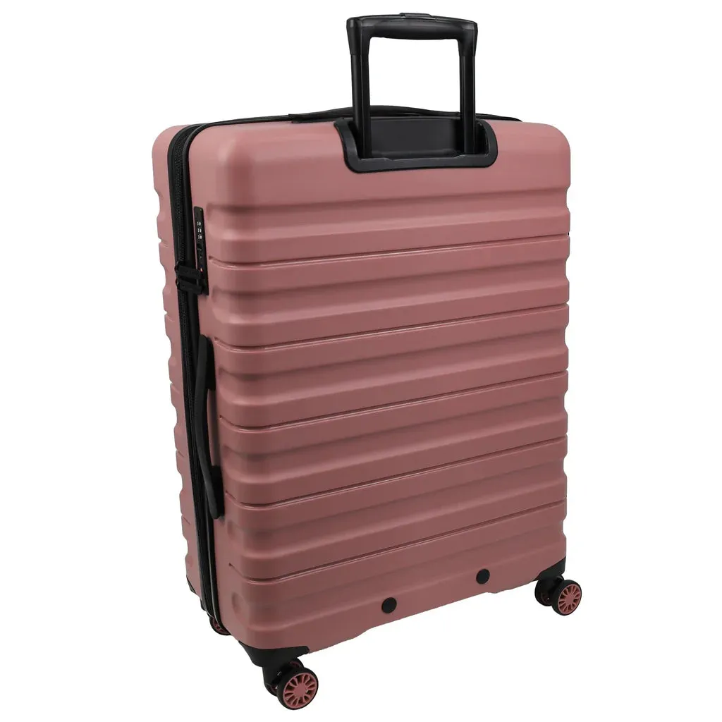 Pierre Cardin Hard Shell Suitcase Cabin 54cm - Rose