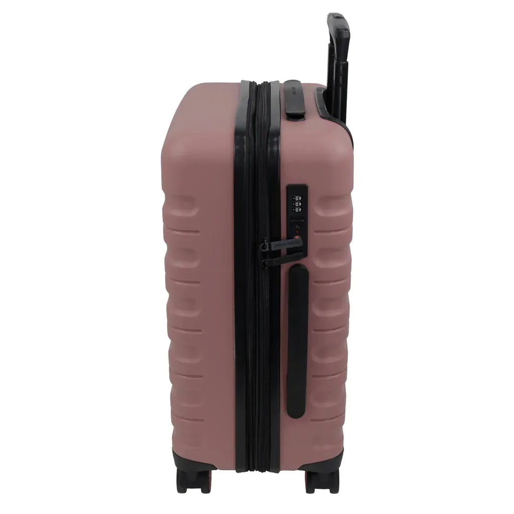 Pierre Cardin Hard Shell Suitcase Cabin 54cm - Rose