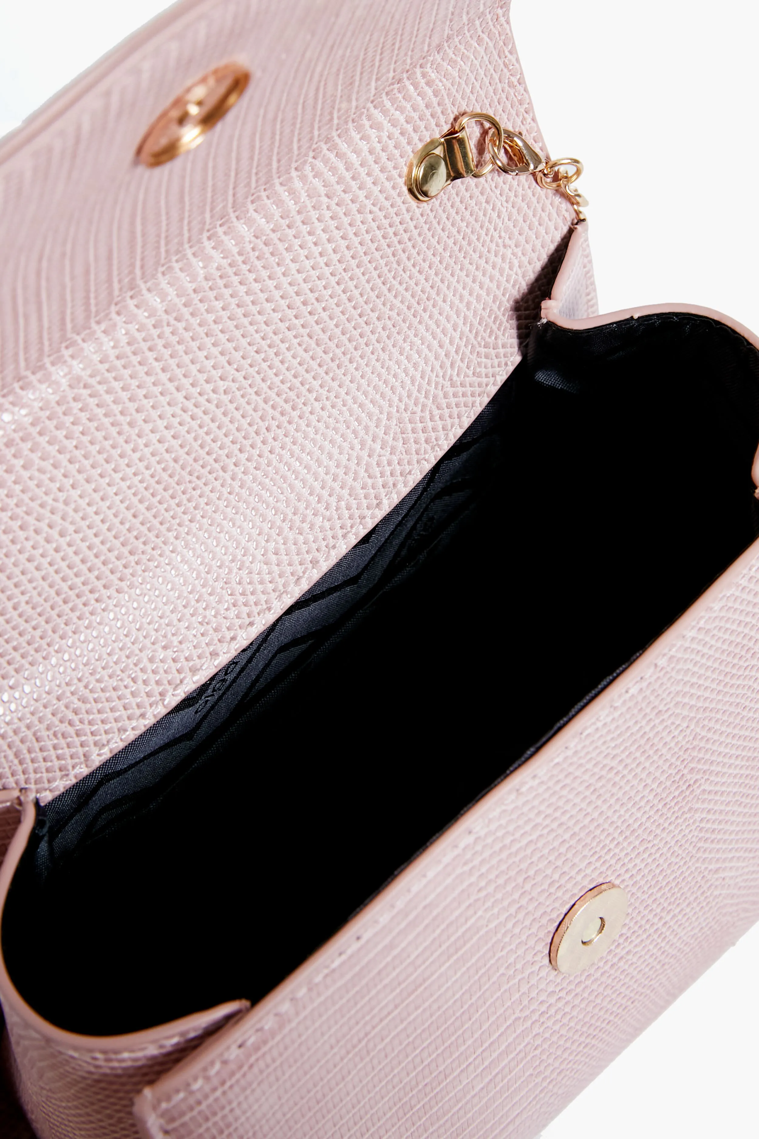 Pink Peta Pearl Handle Bag