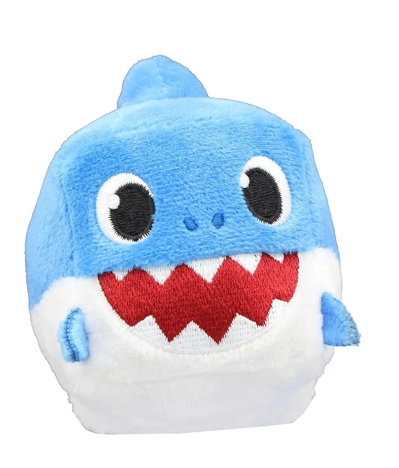 Pinkfong Shark Family 3 Inch Sound Cube Plush - Daddy Shark Blue