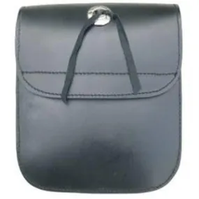 Plain Leather Motorcycle Sissy bar bag