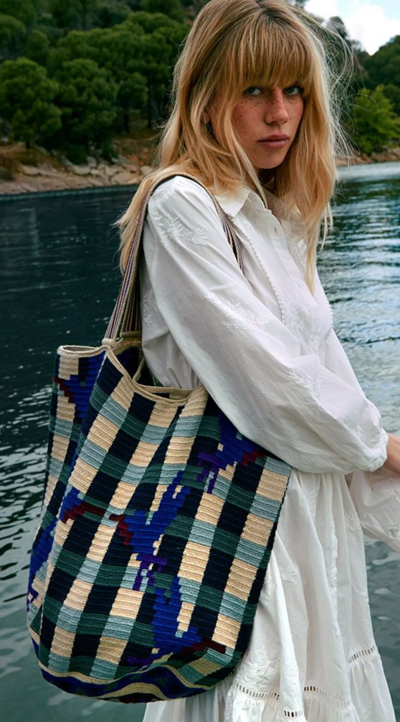 Prairie Royal Blue Tote Bag