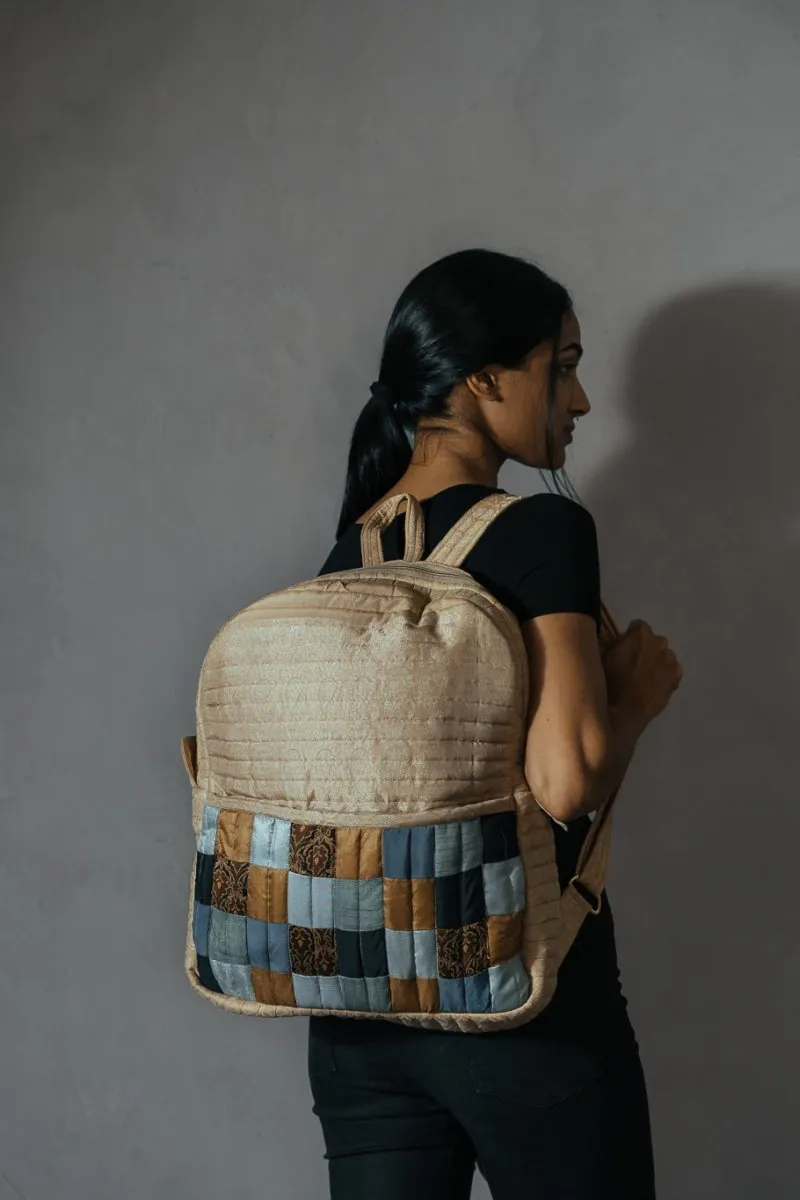 Reshma Grande Silk Patchwork Backpack