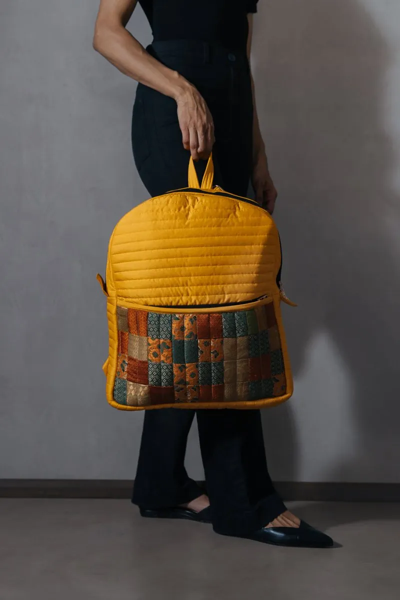 Reshma Grande Silk Patchwork Backpack