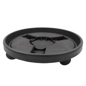 Rondo Plant Rolling Saucer (305x90mm) - Black