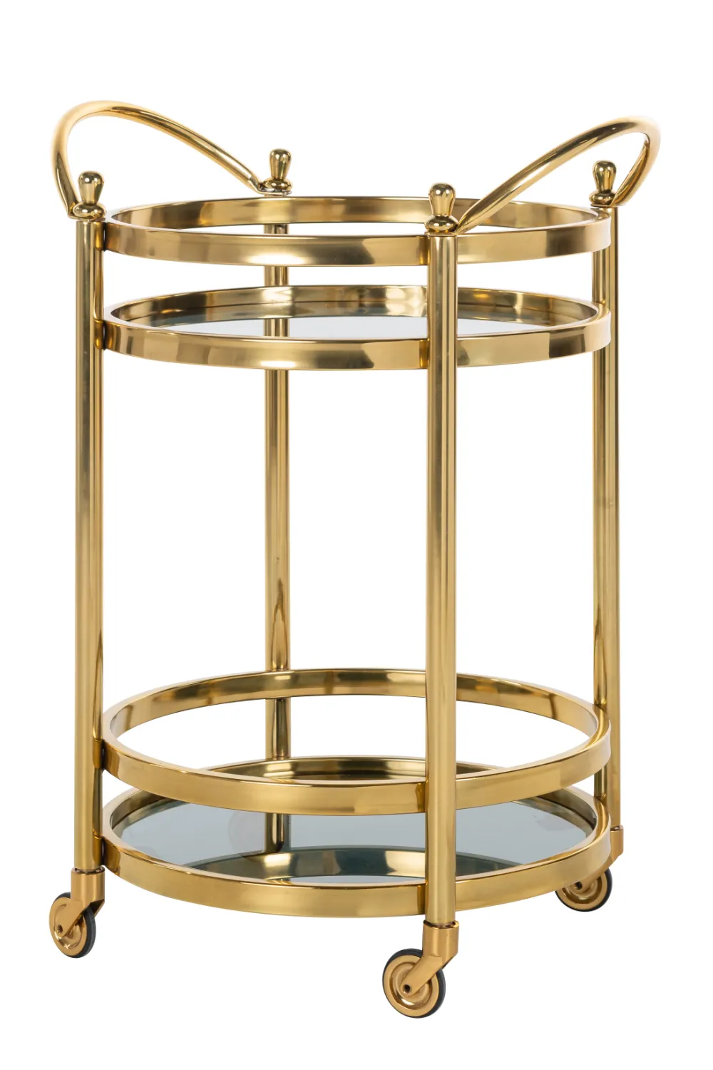 Round Gold Trolley | OROA Hendricks