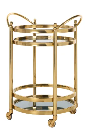 Round Gold Trolley | OROA Hendricks