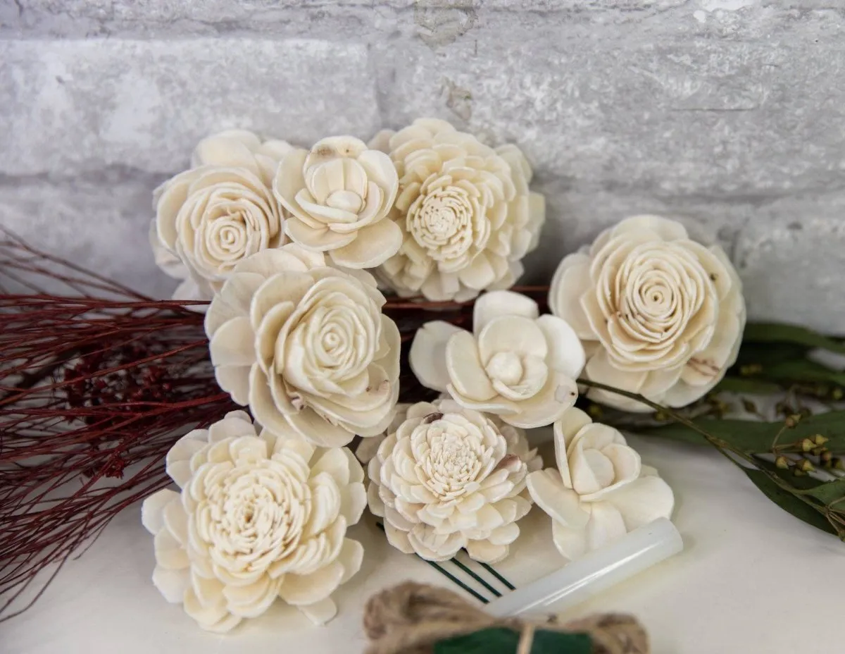 Rustic Chic Boutonniere (Set of 3)*