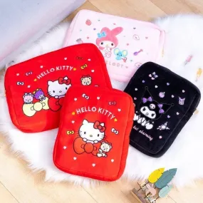 Sanrio iPad Bag & Laptop Bag | Hello Kitty My Melody Kuromi - with embroidery