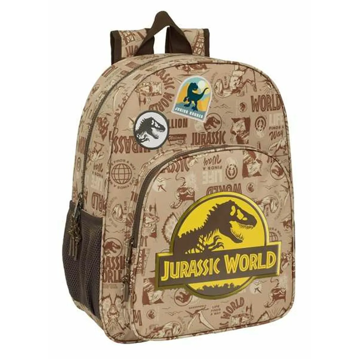 School Bag Jurassic World Beige 33 x 42 x 14 cm